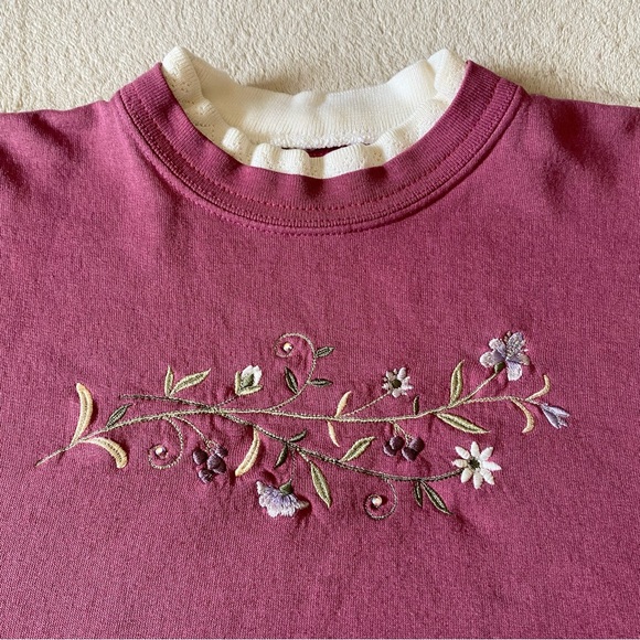 Vintage Embroidered Crewneck Sweater - Picture 2 of 6